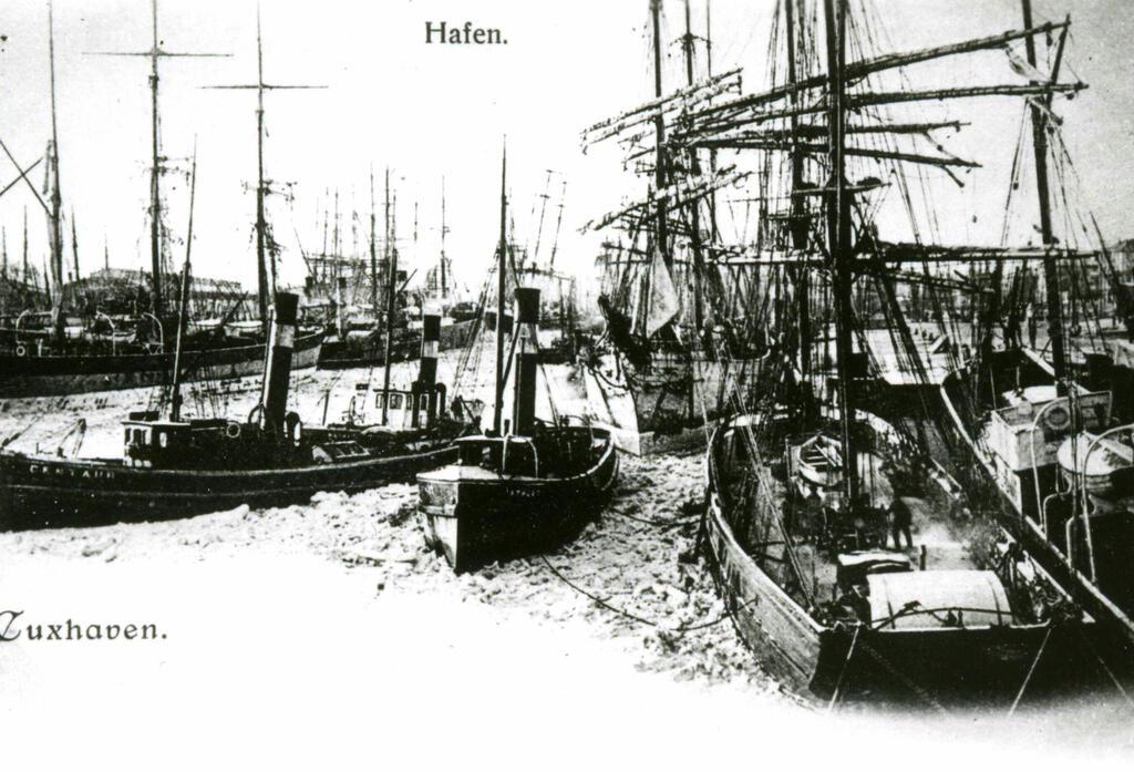Altes Gemälde von Cuxhaven